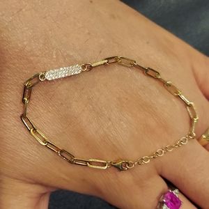 925 brazelet 🤷gold plated